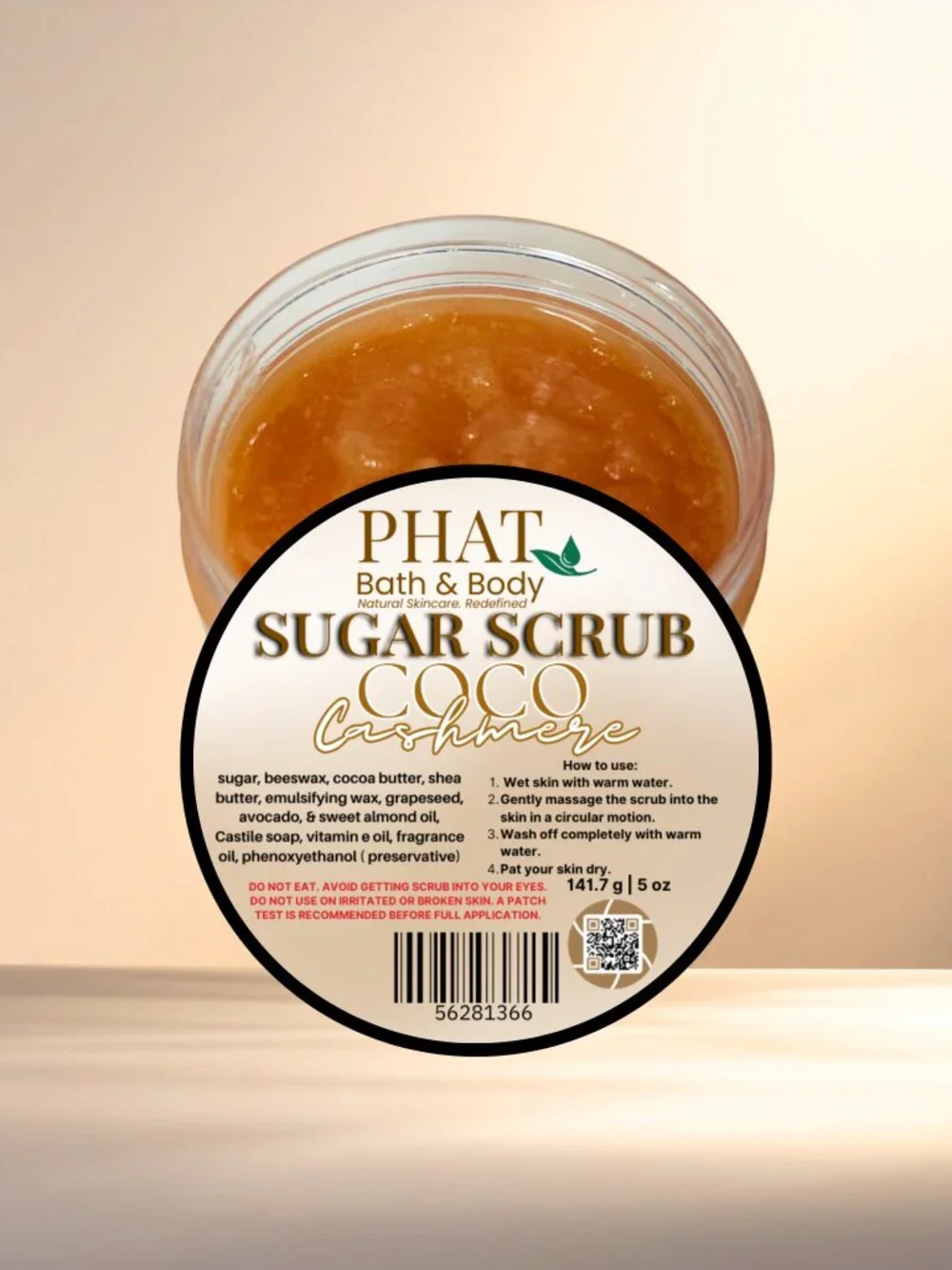 Phat Bath & Body Coco Cashmere Sugar Scrub